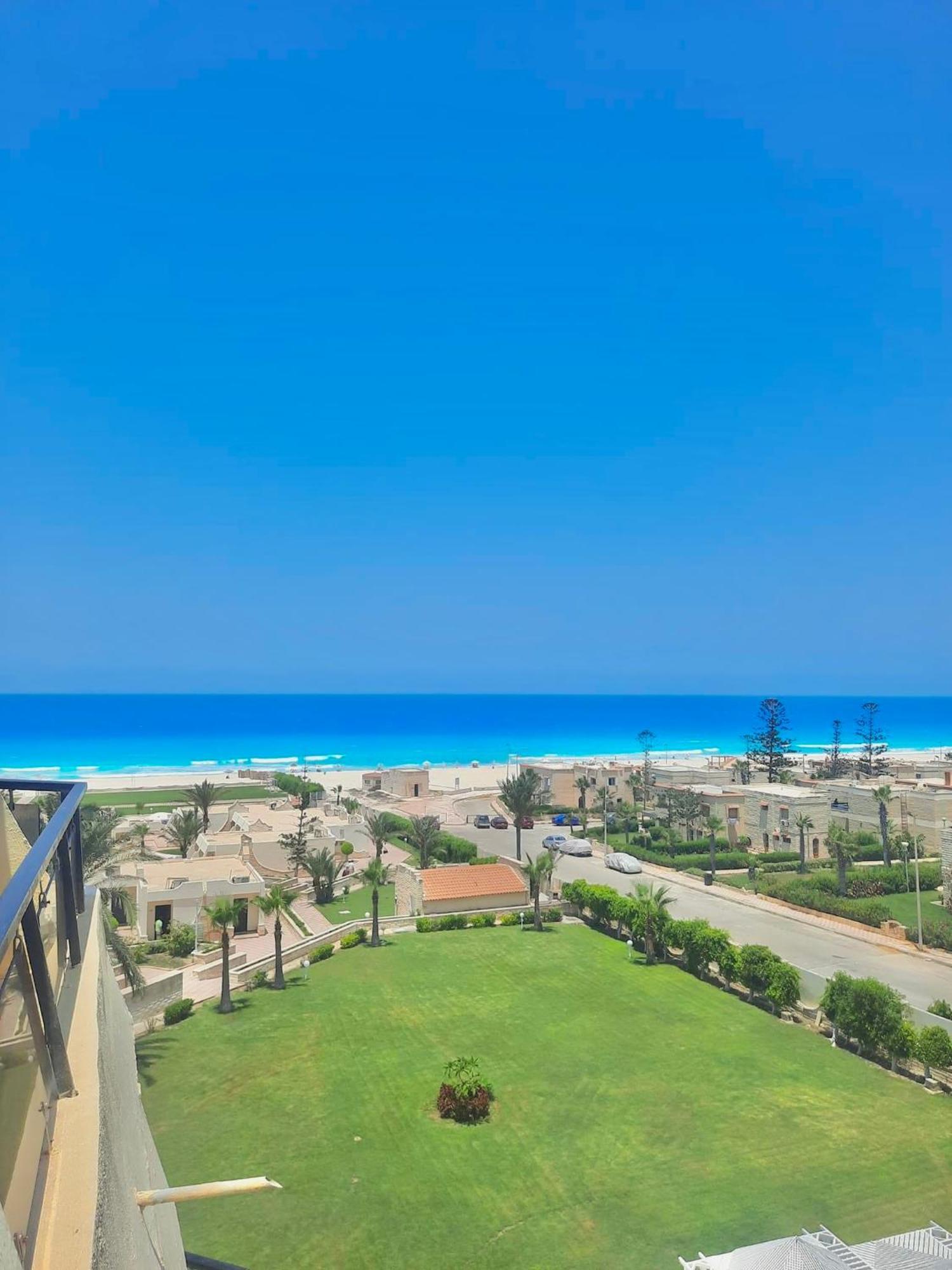 Borg El Arab Beach Resort Dış mekan fotoğraf View of the Mediterranean Sea from the city